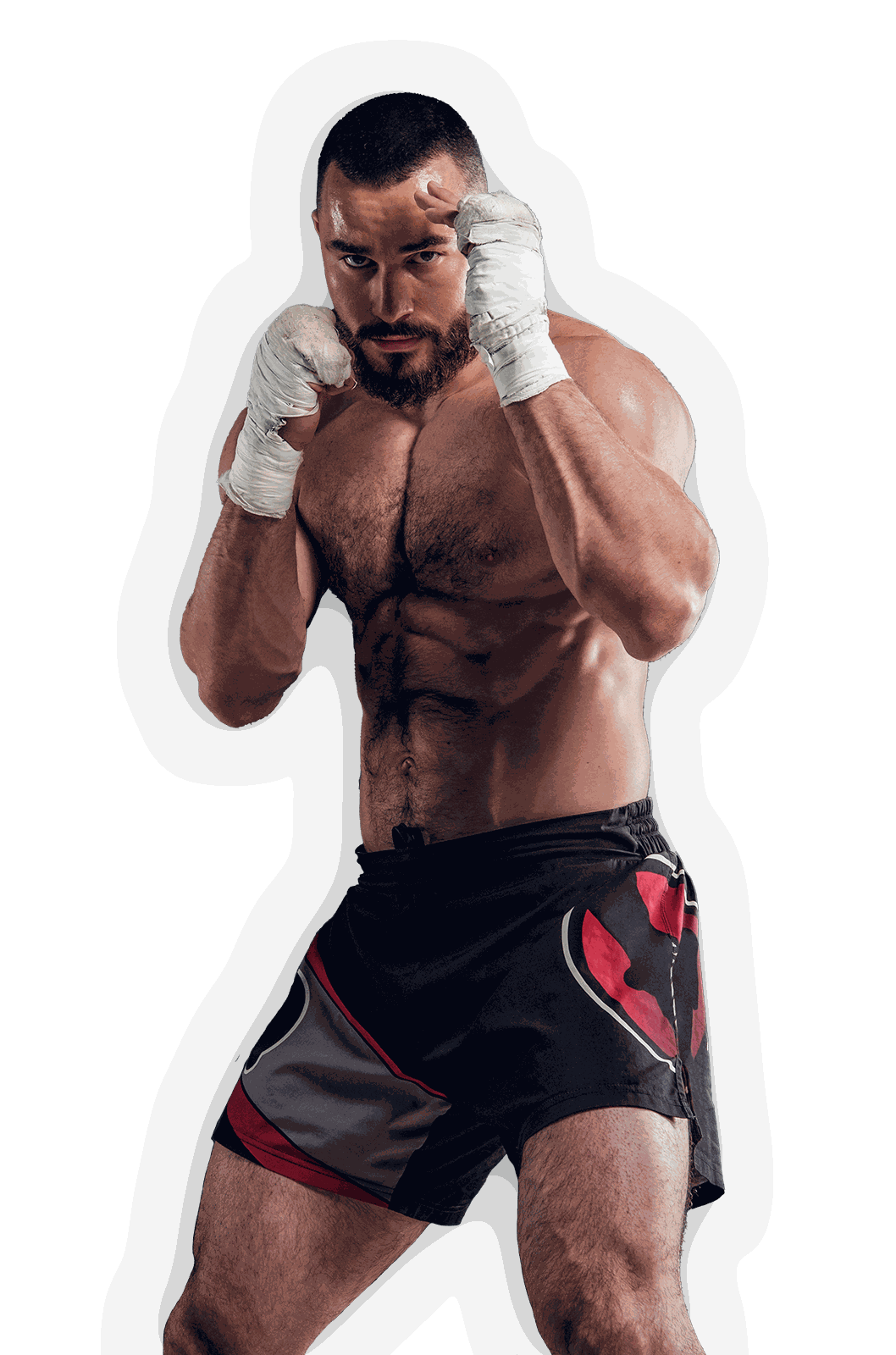 Zone4 athlete in fighting stance